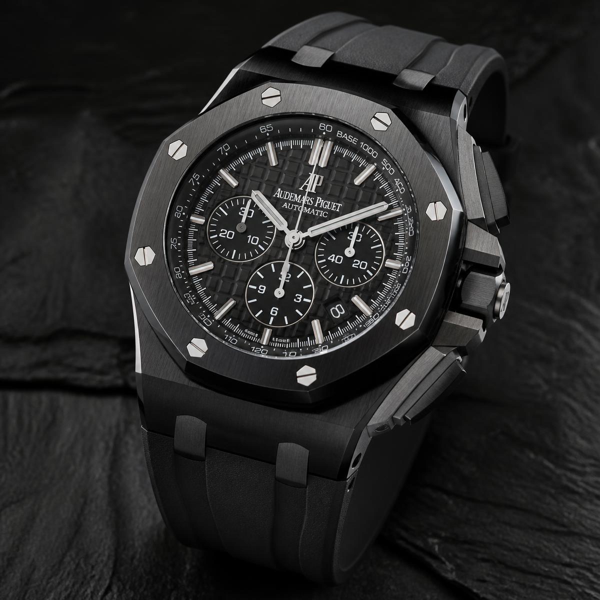 Audemars Piguet Royal Oak Offshore Chronograph 26405CE.OO.A002CA.01 — Black Méga Tapisserie
