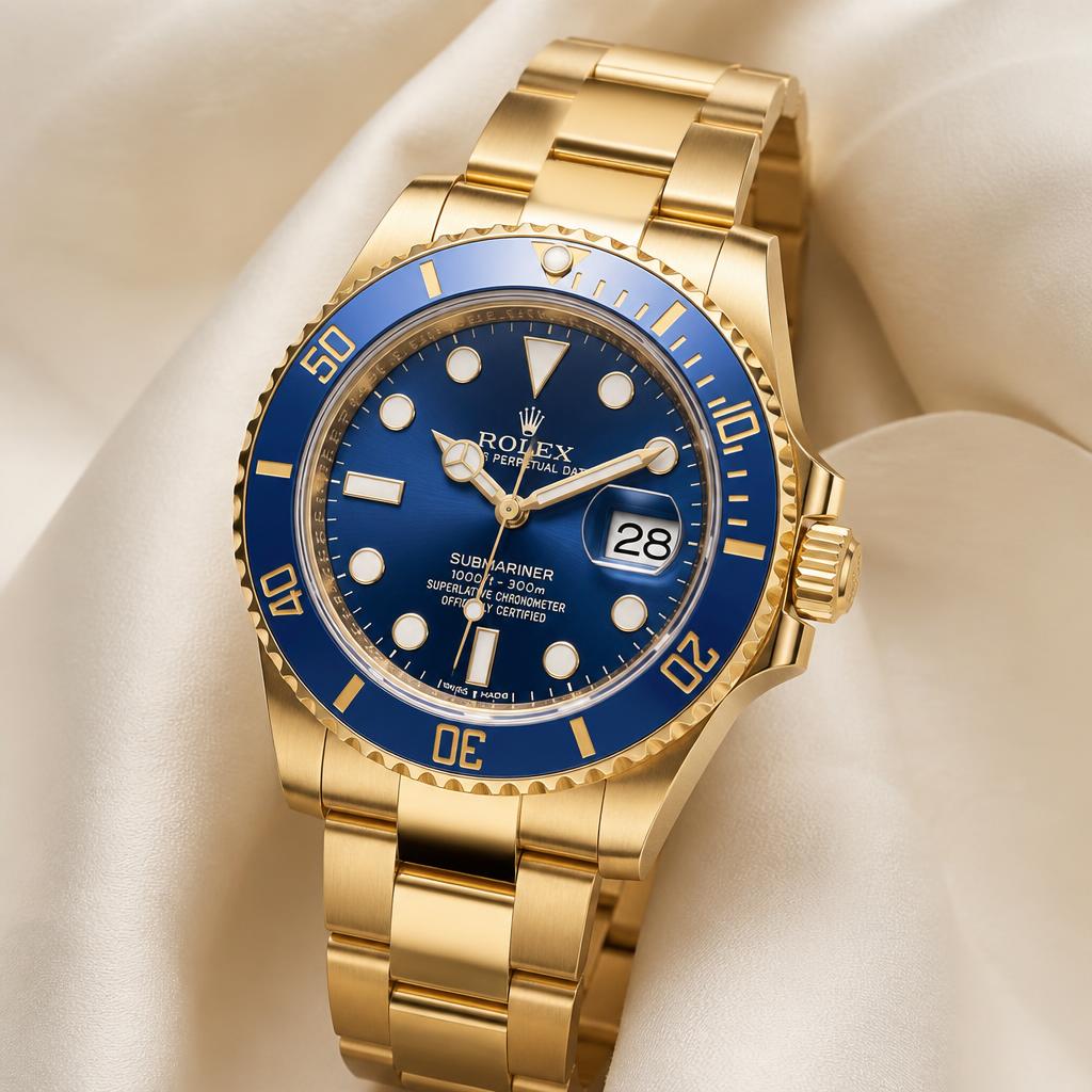 Rolex Submariner Date in yellow gold consigned for auction